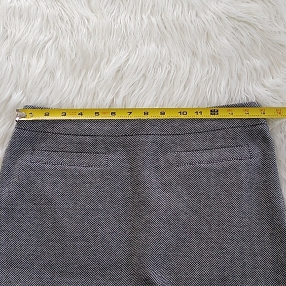 Talbots Petites Black and White Herringbone Stretch Skirt - 6P - Picture 12 of 13